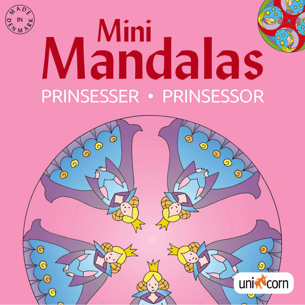 Mini Mandalas Coloring Book, Princesses