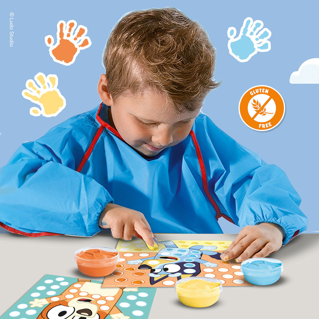 SES Creative Bluey, Finger Painting – Art Dots