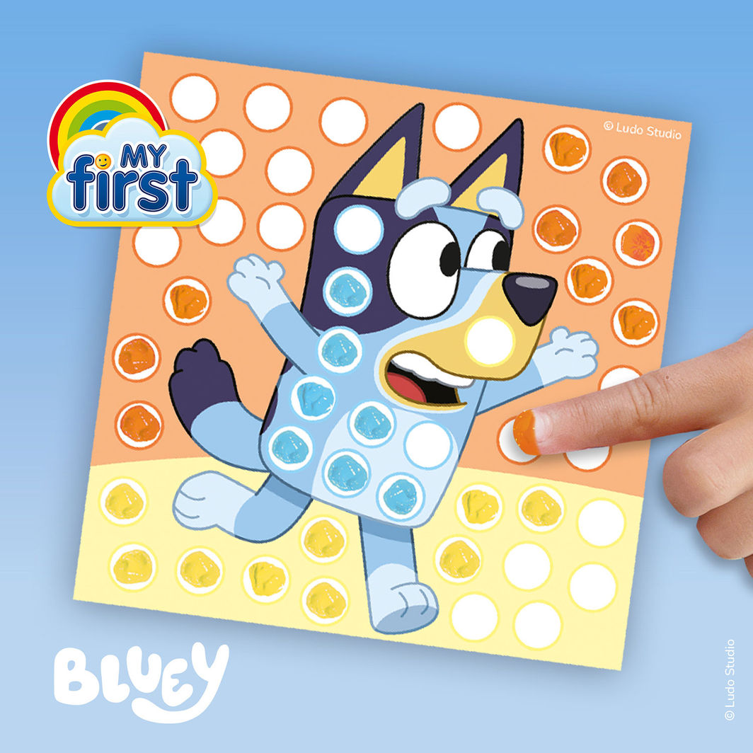 SES Creative Bluey, Finger Painting – Art Dots
