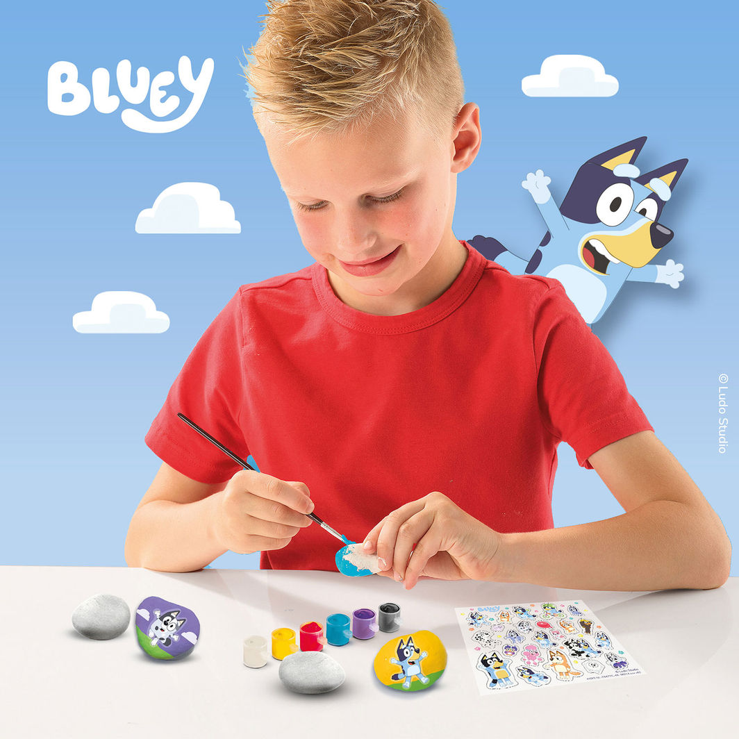 SES Creative Bluey, Paint on Stones