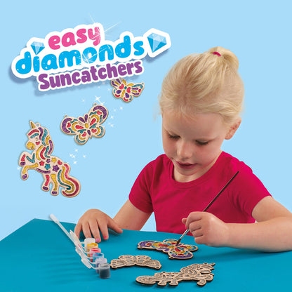 SES Creative DIY Window Decorations, Sun Catchers - Crystal Colors