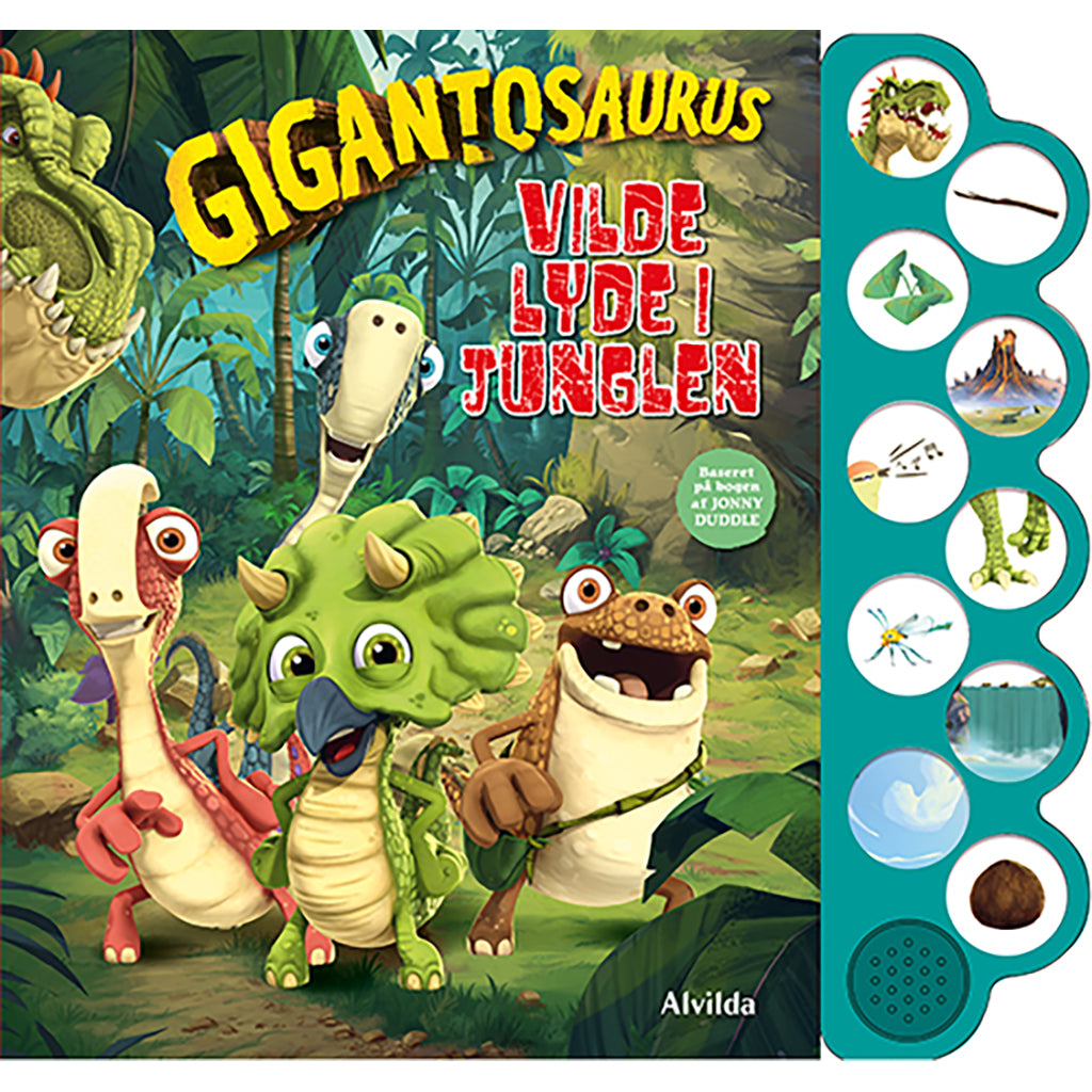 Gigantosaurus - Vilde lyde i junglen, lydbog
