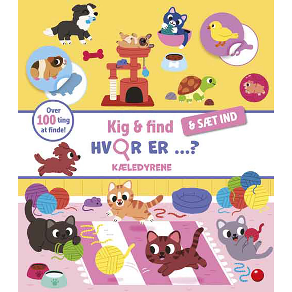 Forlaget Bolden Sticker Book: Look, Find, and Place – Pets
