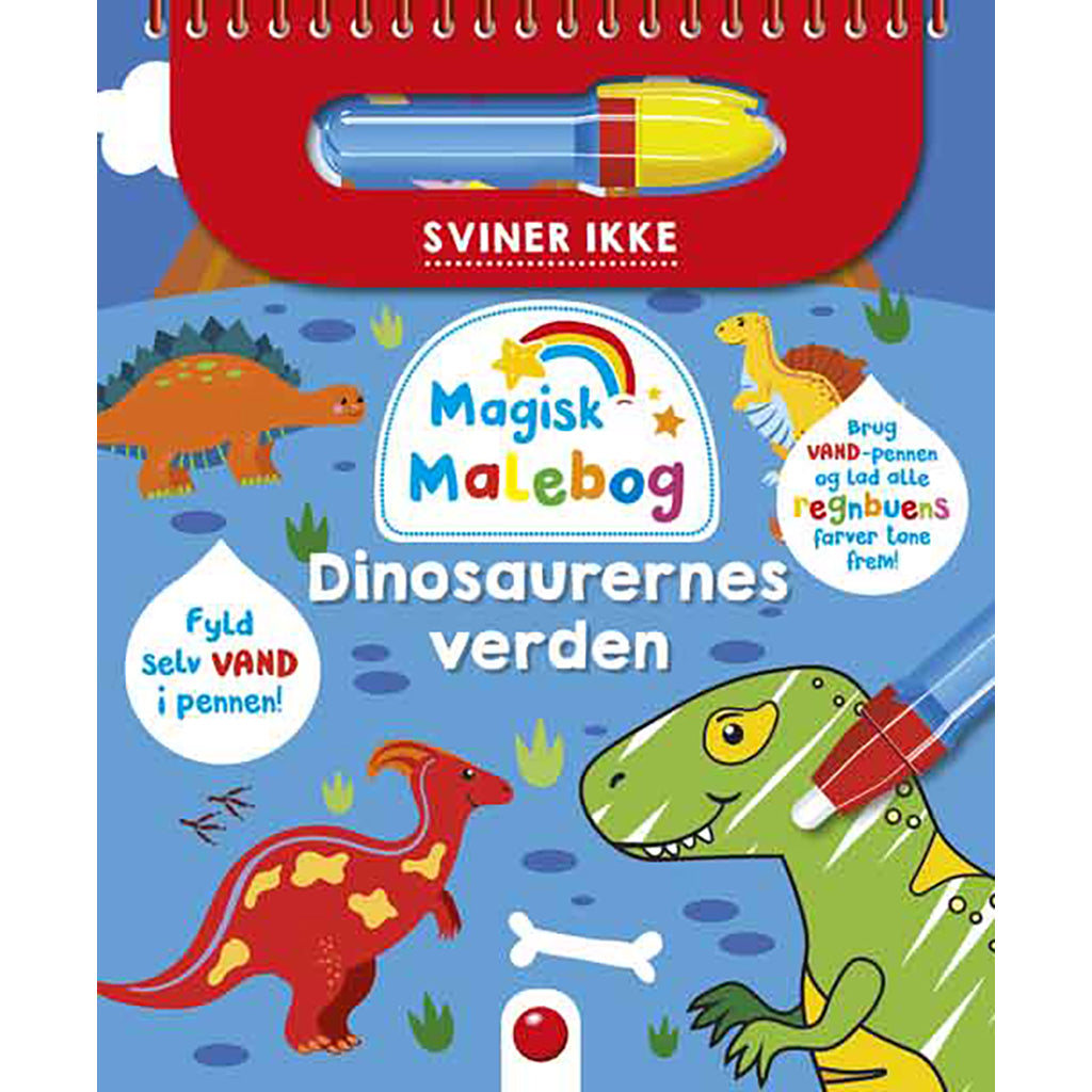 Forlaget Bolden, Magical Water Painting Book – Dinosaurs&