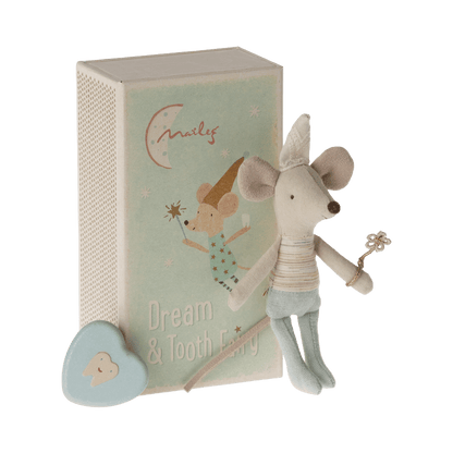 Maileg Tooth Fairy Mouse, Little Brother in Matchbox