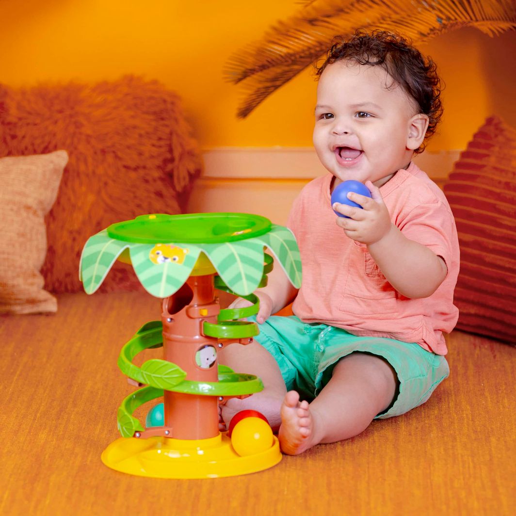 Bright Starts Baby Toy, Tropical Twirl™ Ball Track Toy