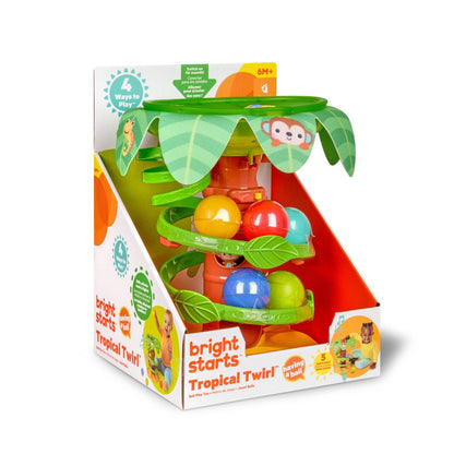 Bright Starts Baby Toy, Tropical Twirl™ Ball Track Toy