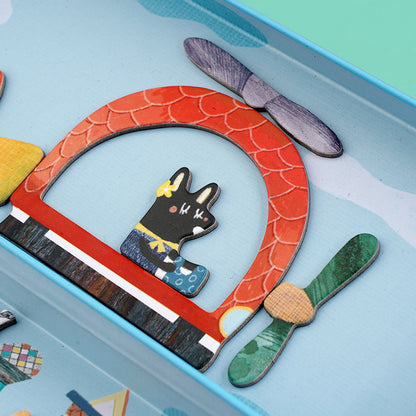 mierEdu Magnetic Travel Set, Airplanes