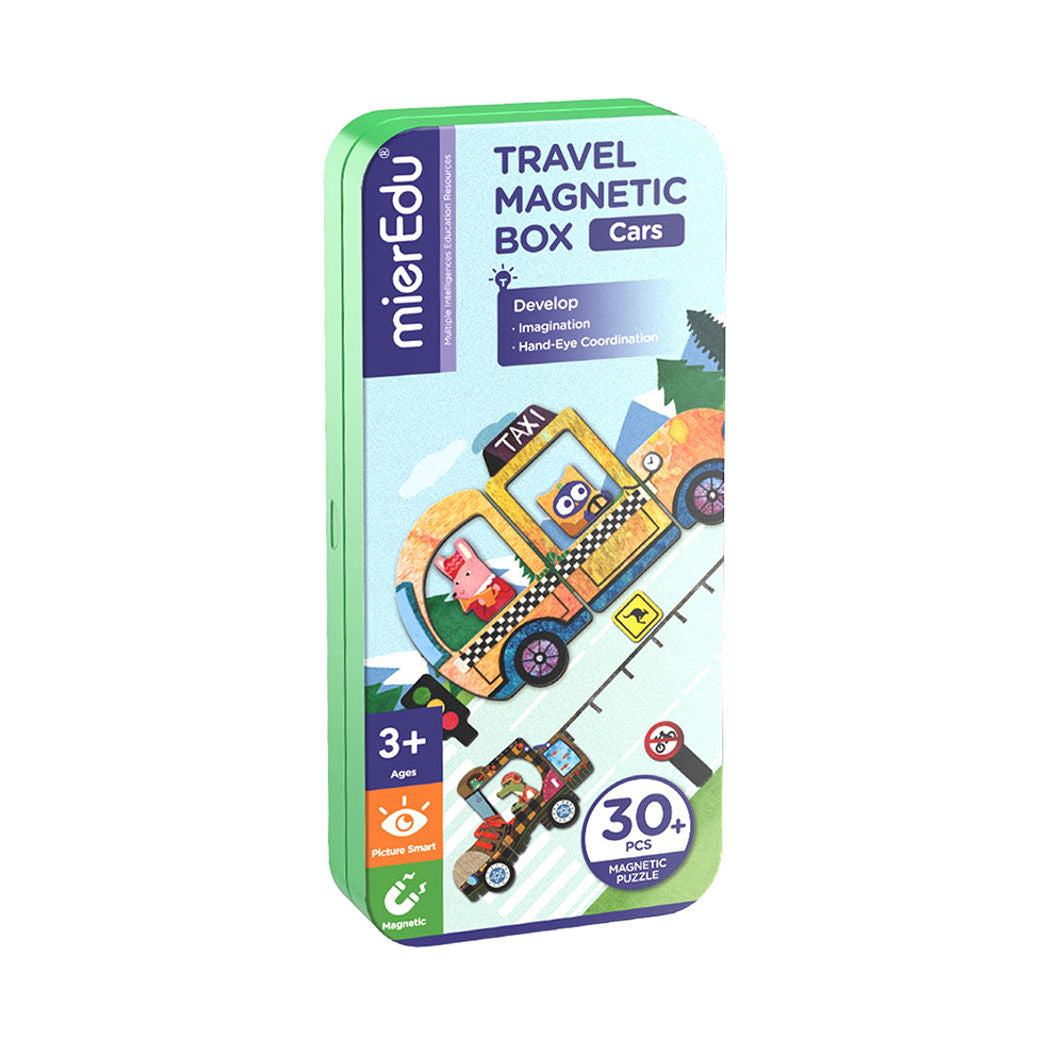 mierEdu Magnetic Travel Set, Cars