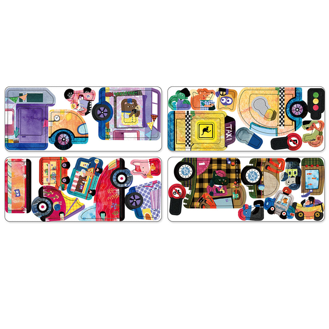 mierEdu Magnetic Travel Set, Cars