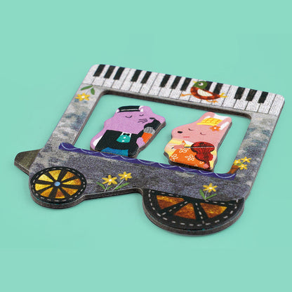 mierEdu Magnetic Travel Set, Cars