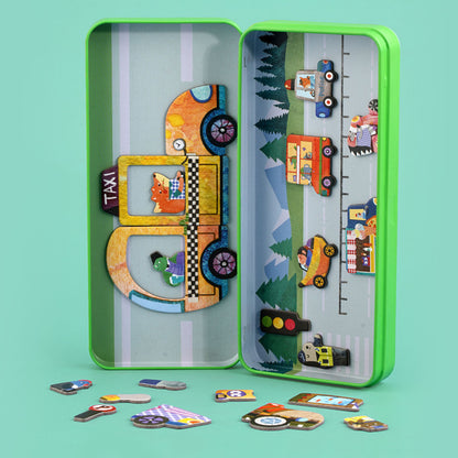 mierEdu Magnetic Travel Set, Cars