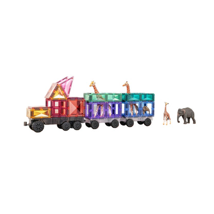 Connetix Transport Pack, Magnetic Building Set with 50 Pieces - Pastel