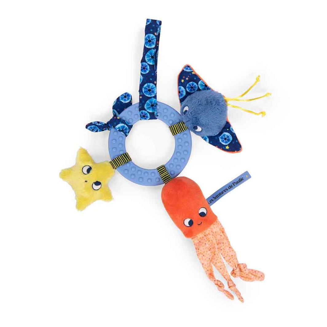 Moulin Roty Activity Rattle with Sea Creatures