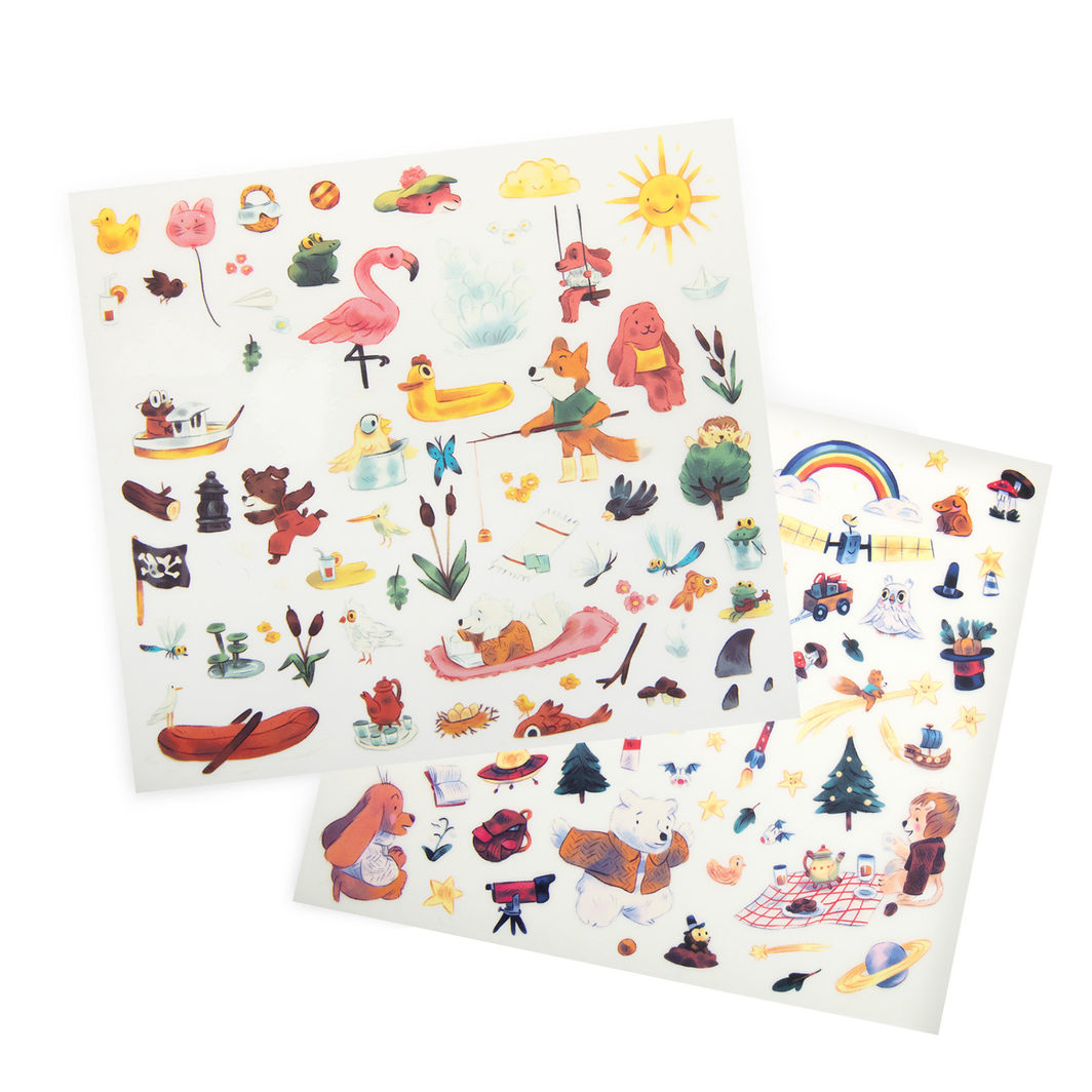 Moulin Roty - Transfer Stickers - La bande à Jojo