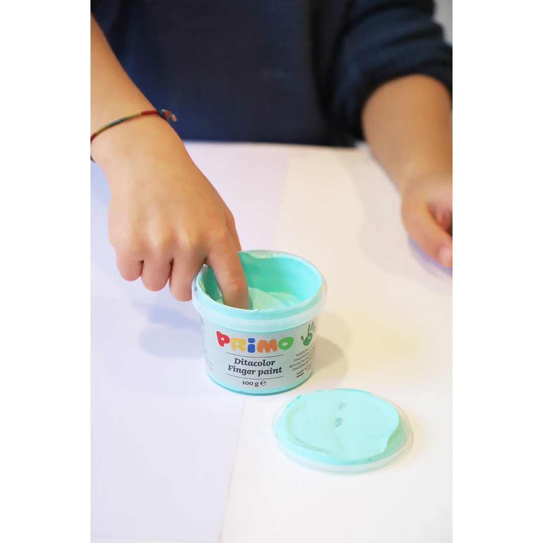 PRIMO - Finger Paint, 6 Pots - Pastel