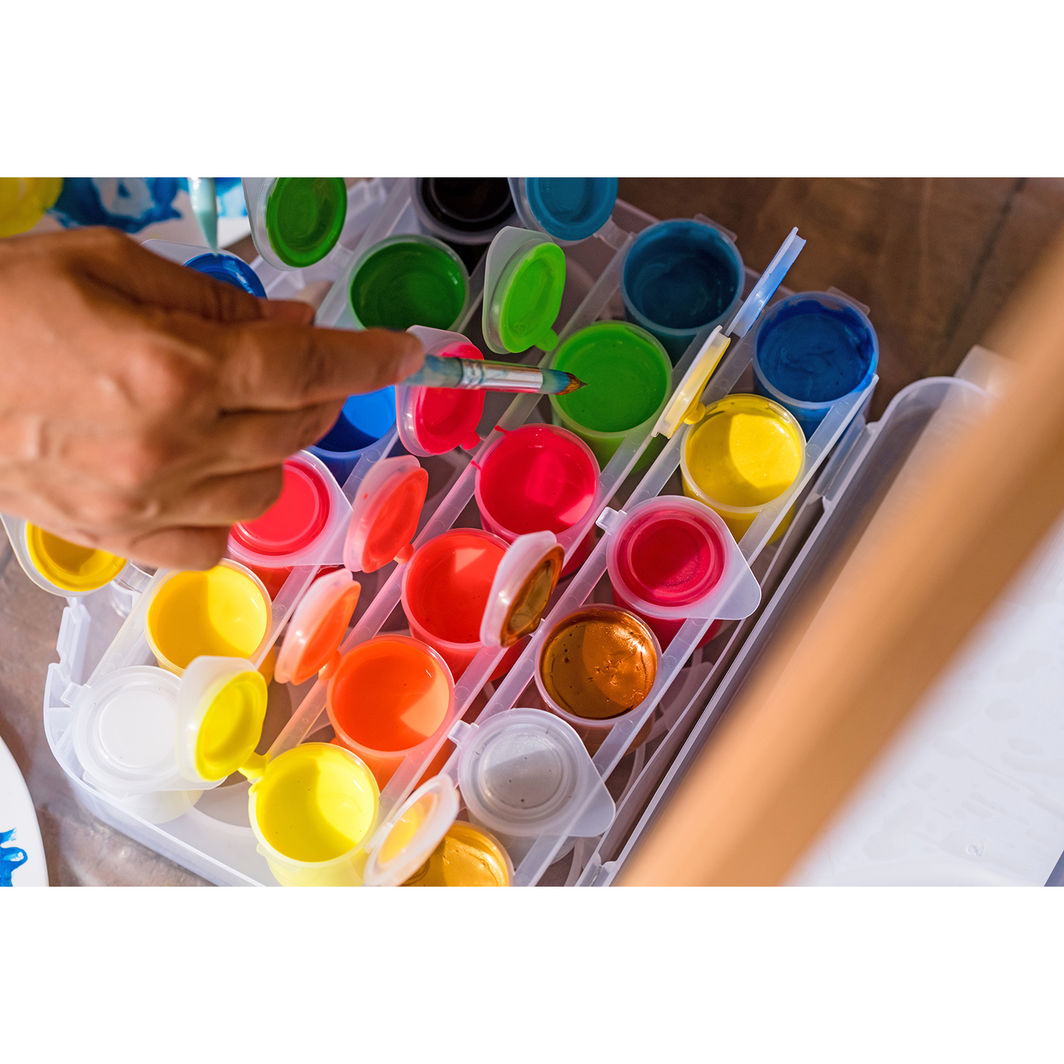 PRIMO - Poster Paint 18 Jars - Metallic Neon