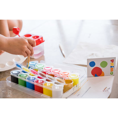 PRIMO - Poster Paint 18 Jars - Metallic Neon