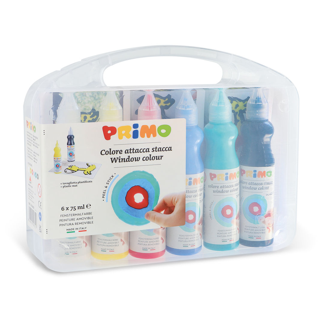 PRIMO - Window Paint – 6 x 75 ml bottles