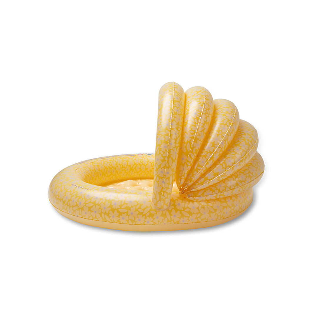 Swim Essentials, Swimming Pool with Shade 100 cm - Florish Yellow