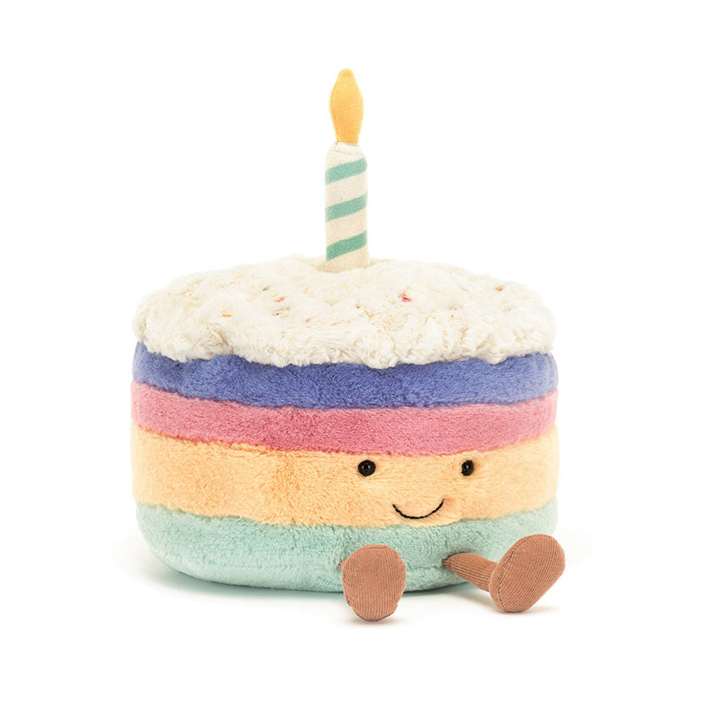 Jellycat Plush Toy, Amuseables Rainbow Birthday Gift