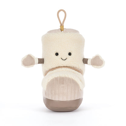 Jellycat bamse, Amuseables Perta Snow Boot - 21 cm