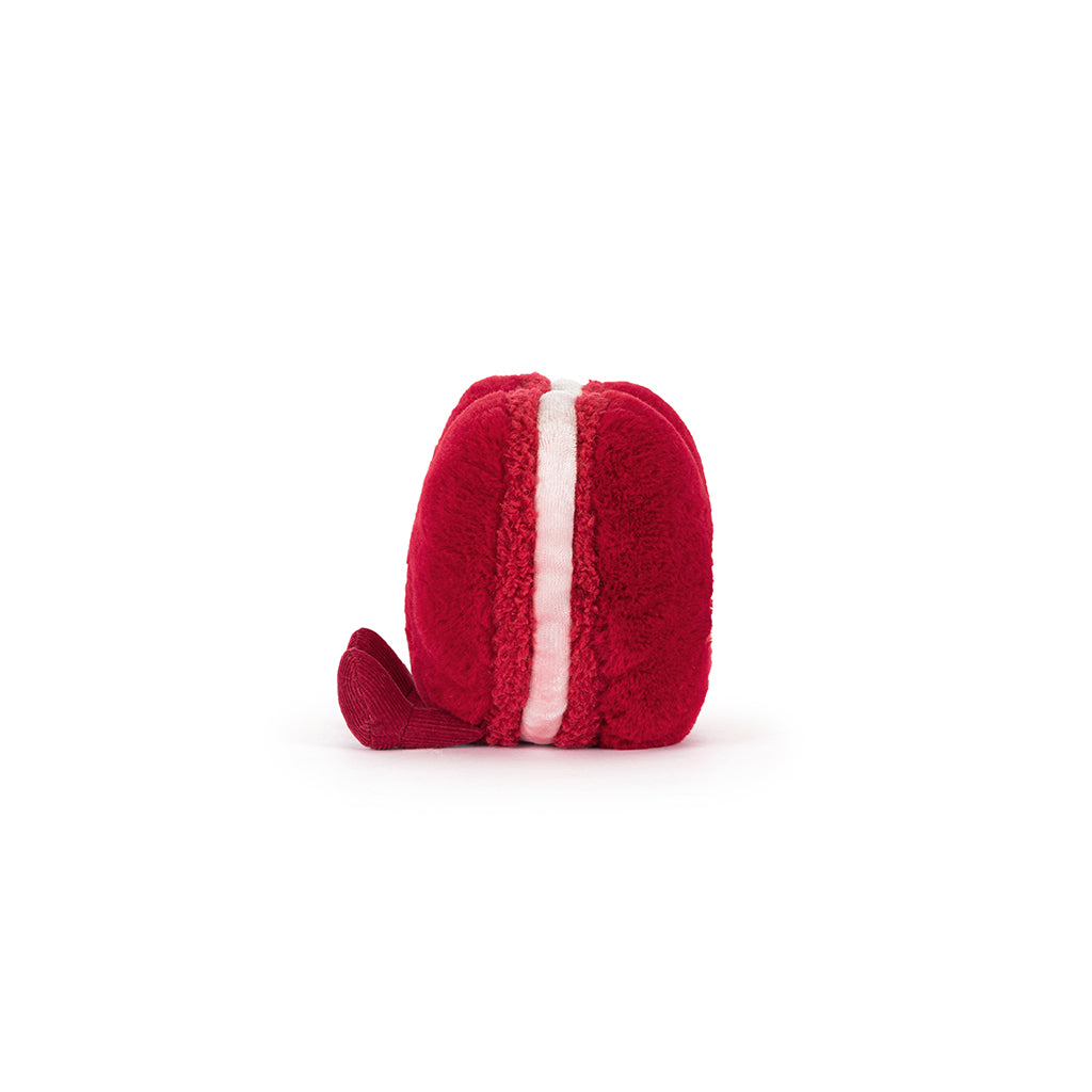Jellycat stuffed animal, Amuseables Arlette Heart Macaron, red – 13 cm