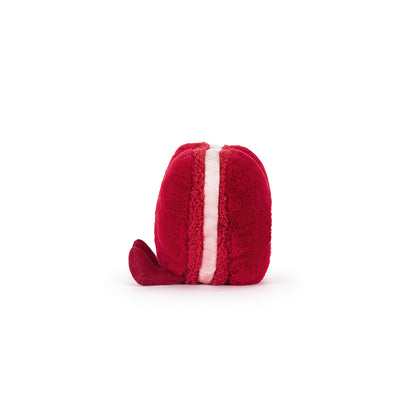 Jellycat stuffed animal, Amuseables Arlette Heart Macaron, red – 13 cm