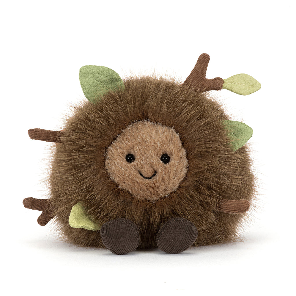 Jellycat bamse, Amuseables Mulshi Woodland floor - 13 cm