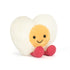 Jellycat bamse, Amuseables Heart boiled egg - 12 cm