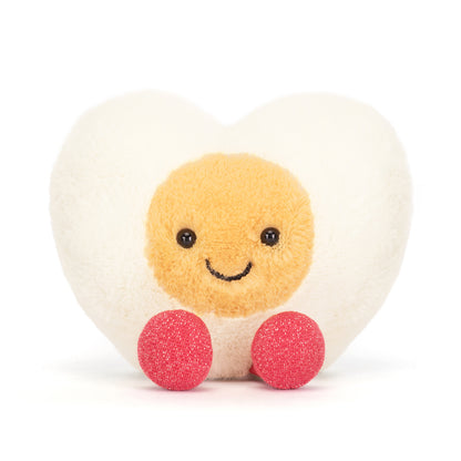 Jellycat Plush, Amuseables Heart Boiled Egg - 12 cm