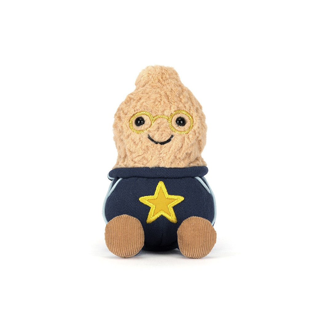 Jellycat Plush Toy, Amuseables Peanut Star Student Outfit - 15 cm