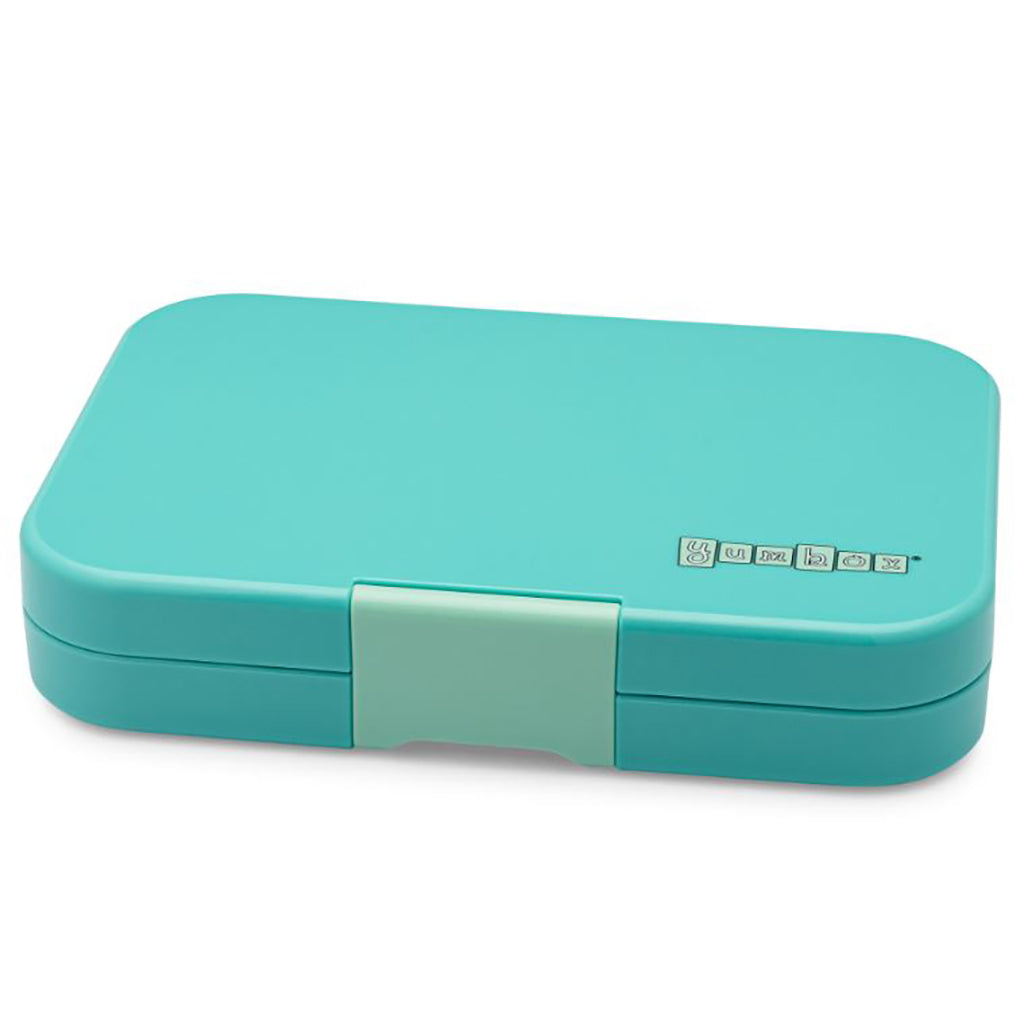 Yumbox XL Lunch Box with 5 Compartments, Tapas - Jungle/Pastel Blue