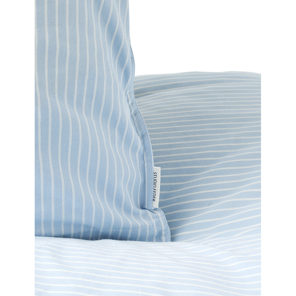 Studio Feder adult bedding, organic percale – Mattress stripe