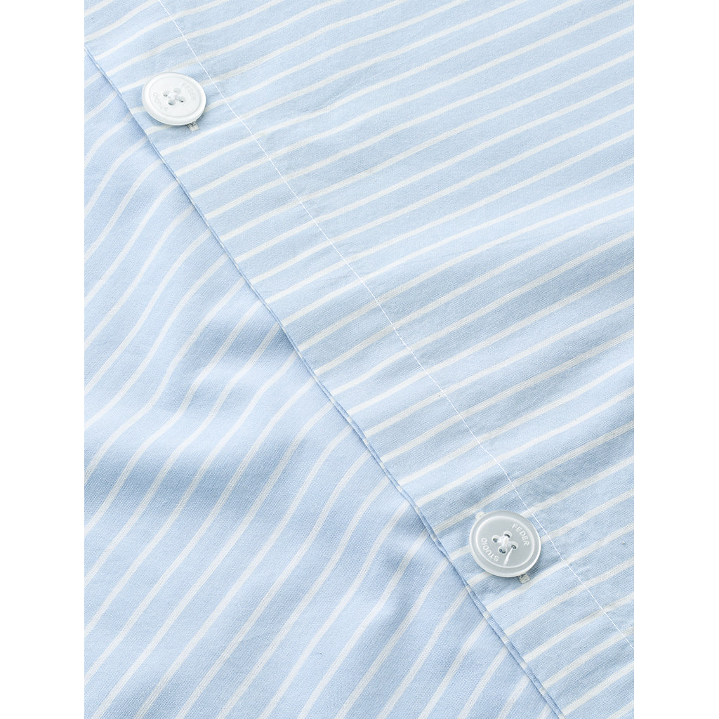 Studio Feder adult bedding, organic percale – Mattress stripe