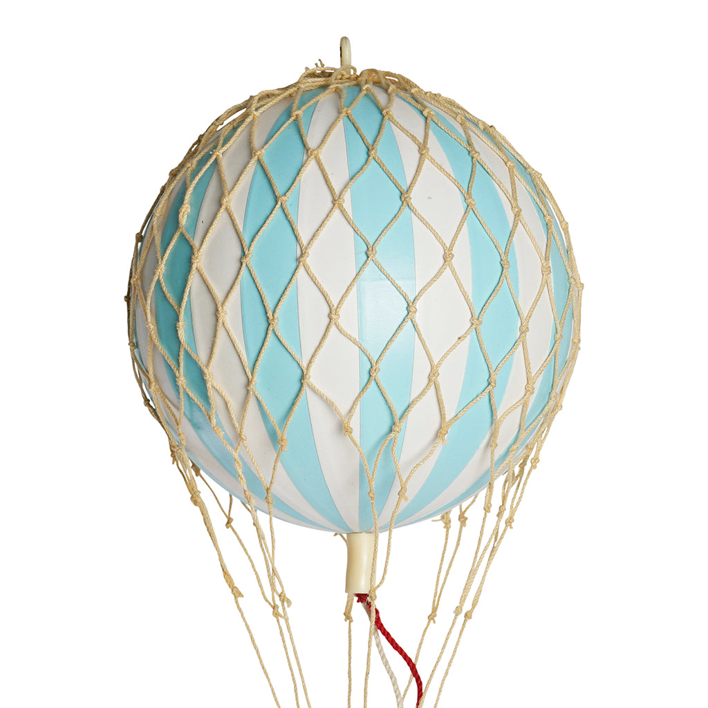 Light Blue Hot Air Balloon - 8.5 cm