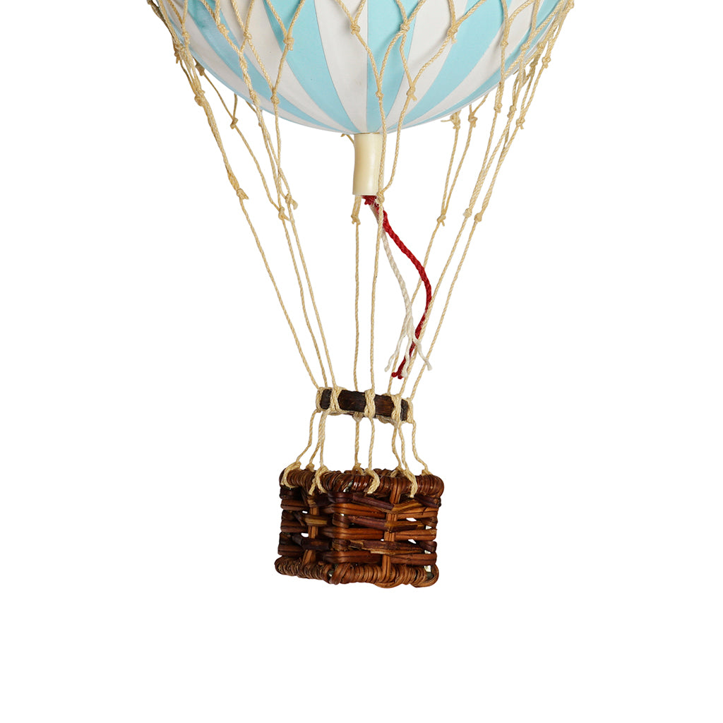 Light Blue Hot Air Balloon - 8.5 cm