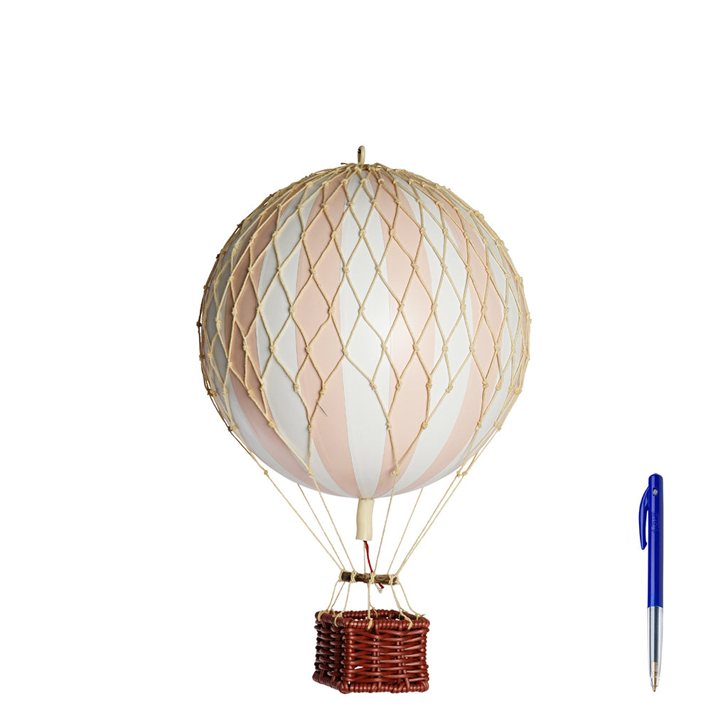 Hot Air Balloon, Soft Light Pink - 18 cm