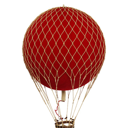 Velvet Red Balloon - H: 56 x D: 32 cm