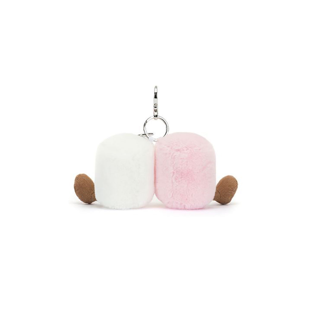 Jellycat jul, Amuseables keyring with marshmallows - 9 cm