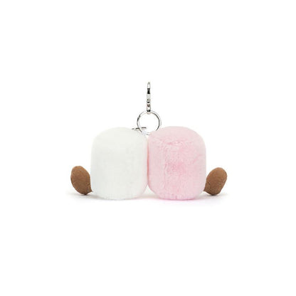 Jellycat jul, Amuseables keyring with marshmallows - 9 cm
