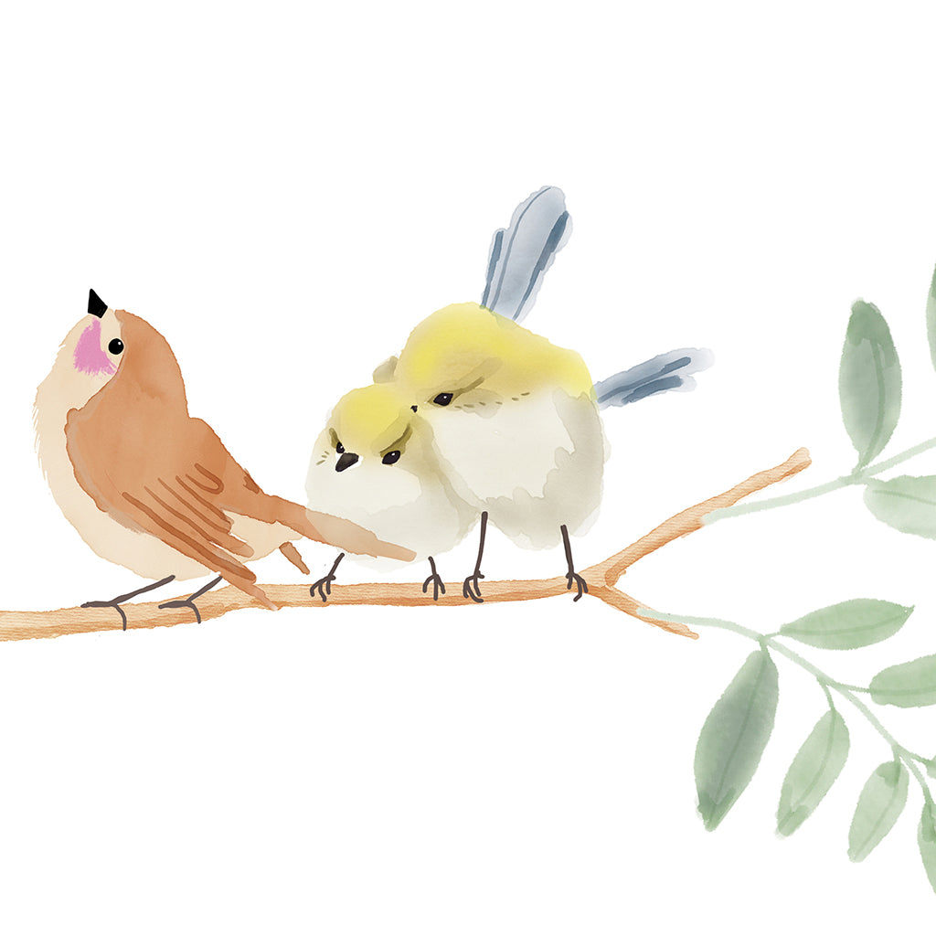 Mimi Lou Wall Sticker Frieze, Birdsong