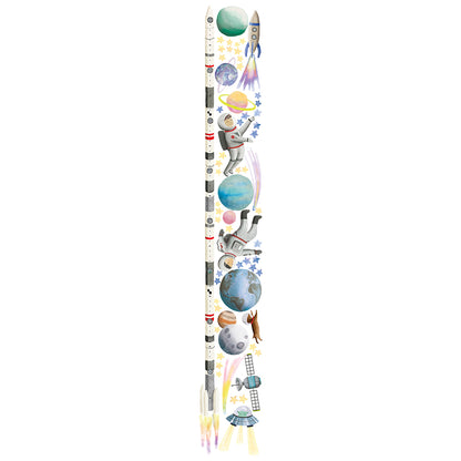 Mimi Lou Wall Sticker, Height Chart - Space