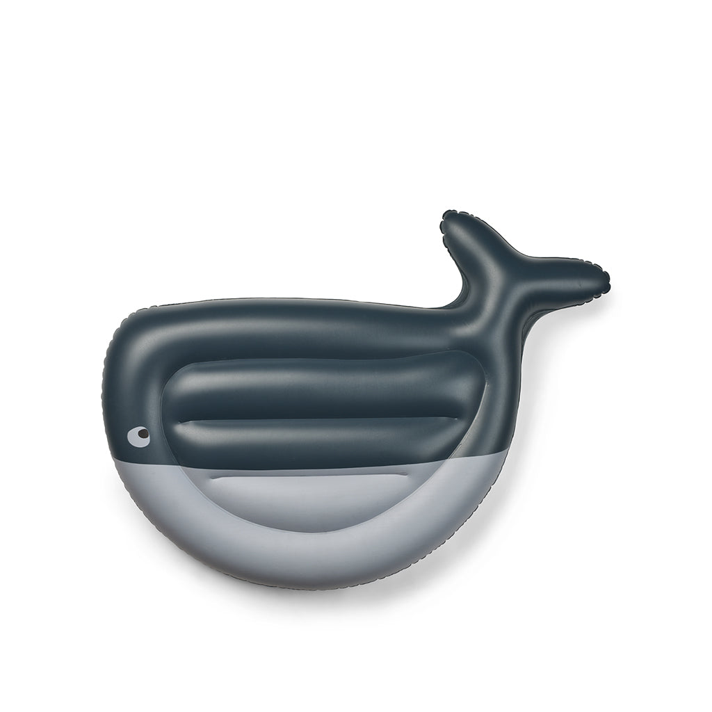 Liewood Water Toy, Adalyn Air Mattress, Whale - Whale Blue