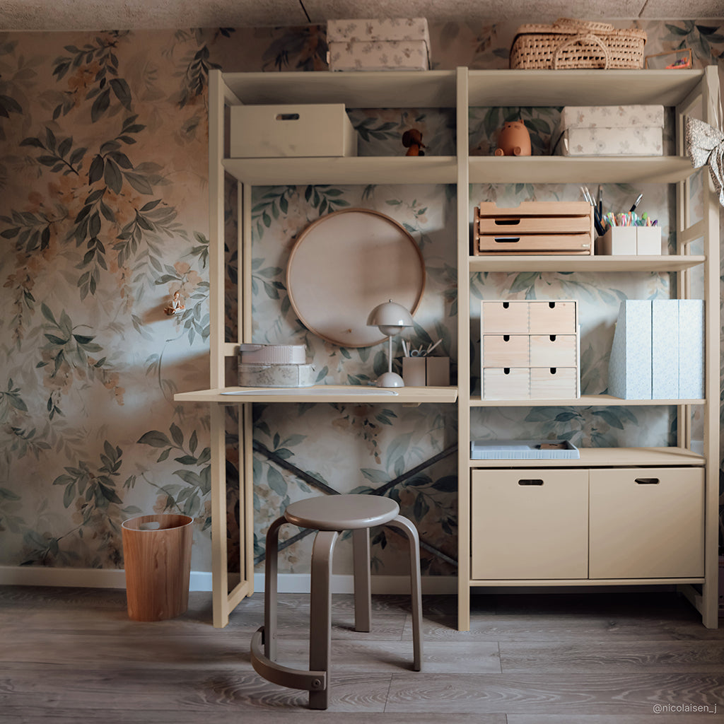 By Aulum Agger Large Ladder Shelf with Desk, Various Sizes - Sand