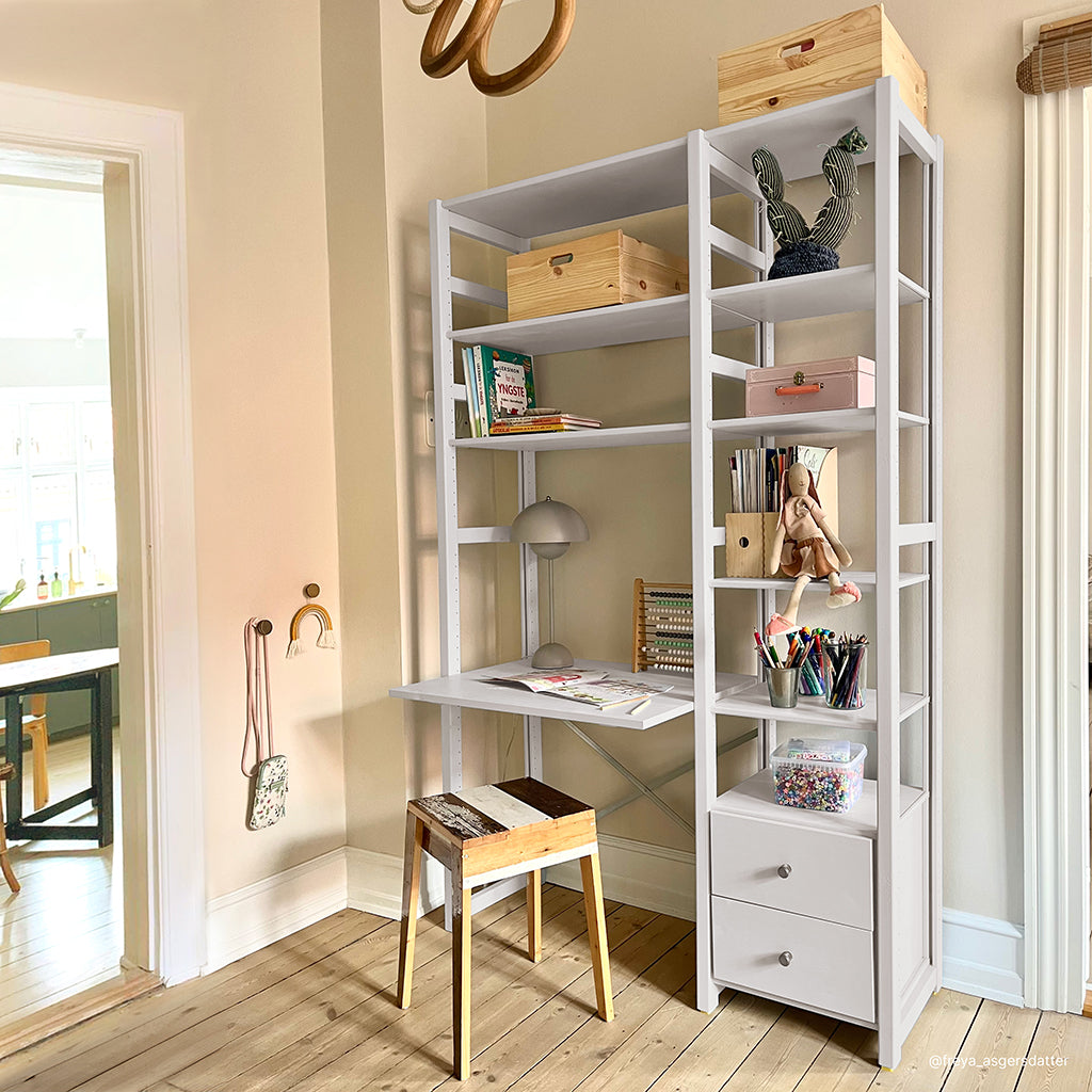 Aulum Astrup Ladder Shelf with Desk, Multiple Sizes - Mushroom