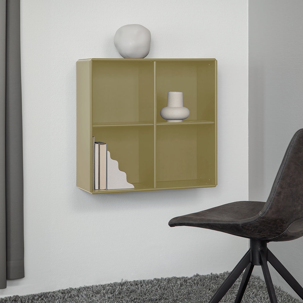 By Aulum Atlanta Wall Shelf, Depth 23 or 33 cm - Olive