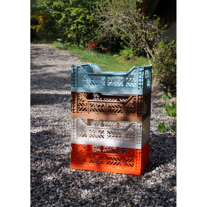 Aykasa Mini Folding Crate, Mustard