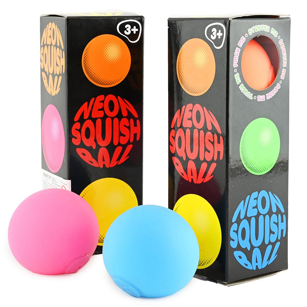 Robetoy Squeeze Ball Glitter - 3-Pack, Neon