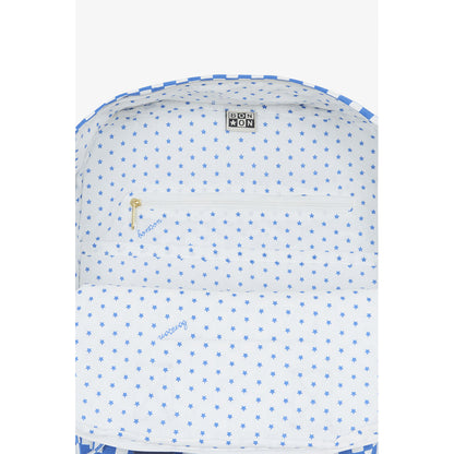 Bonton Backpack, Medium - Damier Bleu